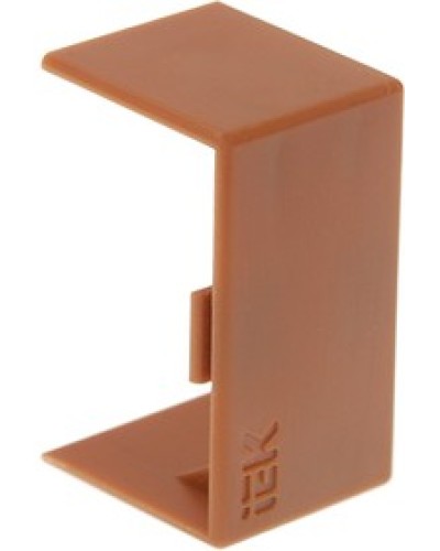 ELECOR Соединитель на стык КМС 40х25 дуб (4шт/компл) IEK (EL-KK10D-S-040-025-K11) в Норильске Аксессуары для кабель-канала Pintop.ru