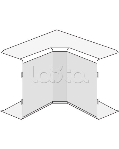 Угол внутренний AIM 40x17 DKC 00395 в Евпатории Аксессуары для кабель-канала Pintop.ru