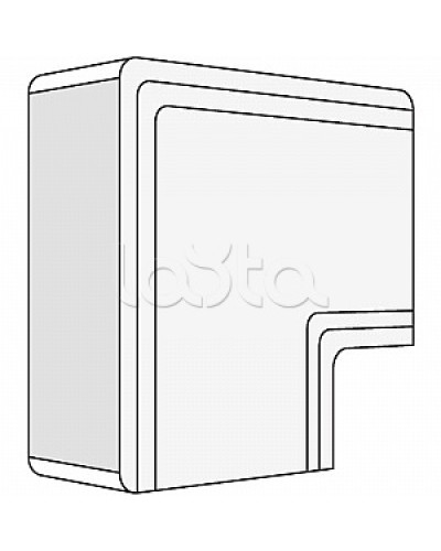 Угол плоский 150x60 NPAN DKC 01747 в Евпатории Аксессуары для кабель-канала Pintop.ru