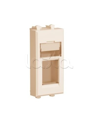 Адаптер для Keystone Ванильная дымка Avanti, 1 мод DKC 4405201 в Евпатории Аксессуары для стоек и шкафов Pintop.ru