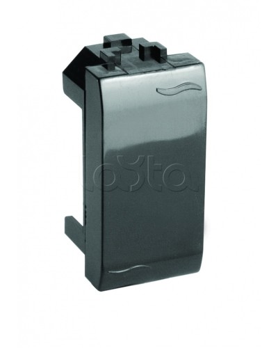 Заглушка чёрная на 1 мод DKC 77616N в Евпатории Аксессуары для кабель-канала Pintop.ru