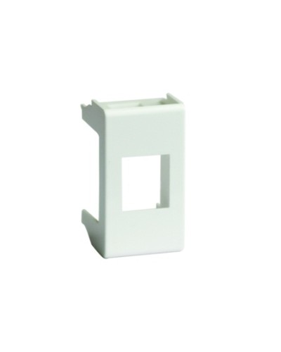 Адаптер для keystone, VIVA, 1 мод, цвет серый DKC 45107 в Евпатории Аксессуары для стоек и шкафов Pintop.ru