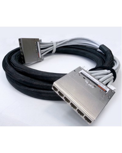 Сборка кабельная претерминированная Hyperline PPTR-CT-CSS/C6S-D-CSS/C6S-LSZH-10M-GY в Евпатории Аксессуары для стоек и шкафов Pintop.ru