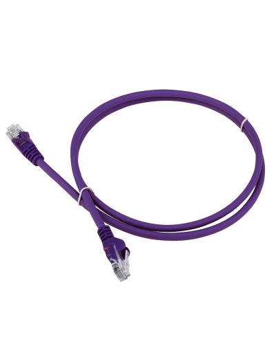 Патч-корд LANMASTER LSZH UTP кат.5e, 0.3 м, фиолетовый LANMASTER LAN-PC45/U5E-0.3-VI в Евпатории Патчкорды (медные) Pintop.ru