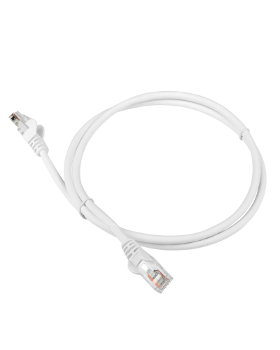 Патч-корд LANMASTER LSZH UTP кат.5e, 0.3 м, белый LANMASTER LAN-PC45/U5E-0.3-WH в Евпатории Патчкорды (медные) Pintop.ru