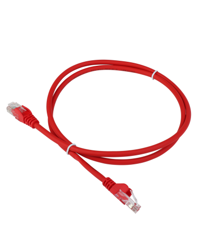 Патч-корд LANMASTER LSZH UTP кат.5e, 14 м, красный LANMASTER LAN-PC45/U5E-14-RD в Евпатории Патчкорды (медные) Pintop.ru