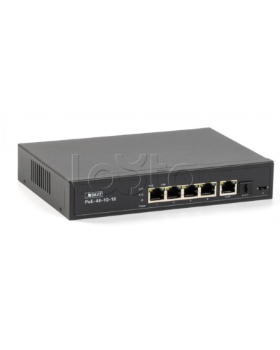 Коммутатор Бастион SKAT PoE-4E-1G-1S в Евпатории Коммутаторы Pintop.ru